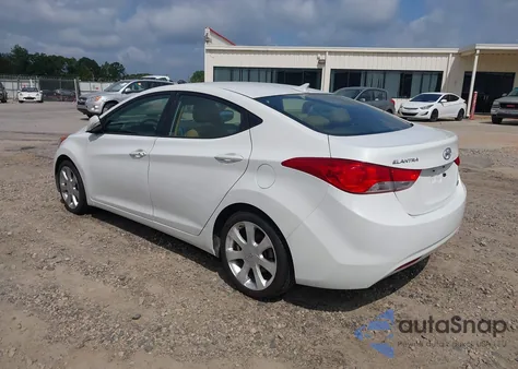 2012 Hyundai Elantra Limited from USA, damaged, VIN 5NPDH4AE2CH119428
